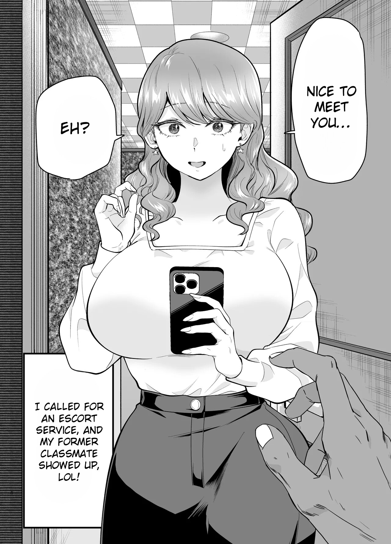Hentai Manga Comic-I Called an Escort Service, and My Old Classmate Showed Up 2-Read-3